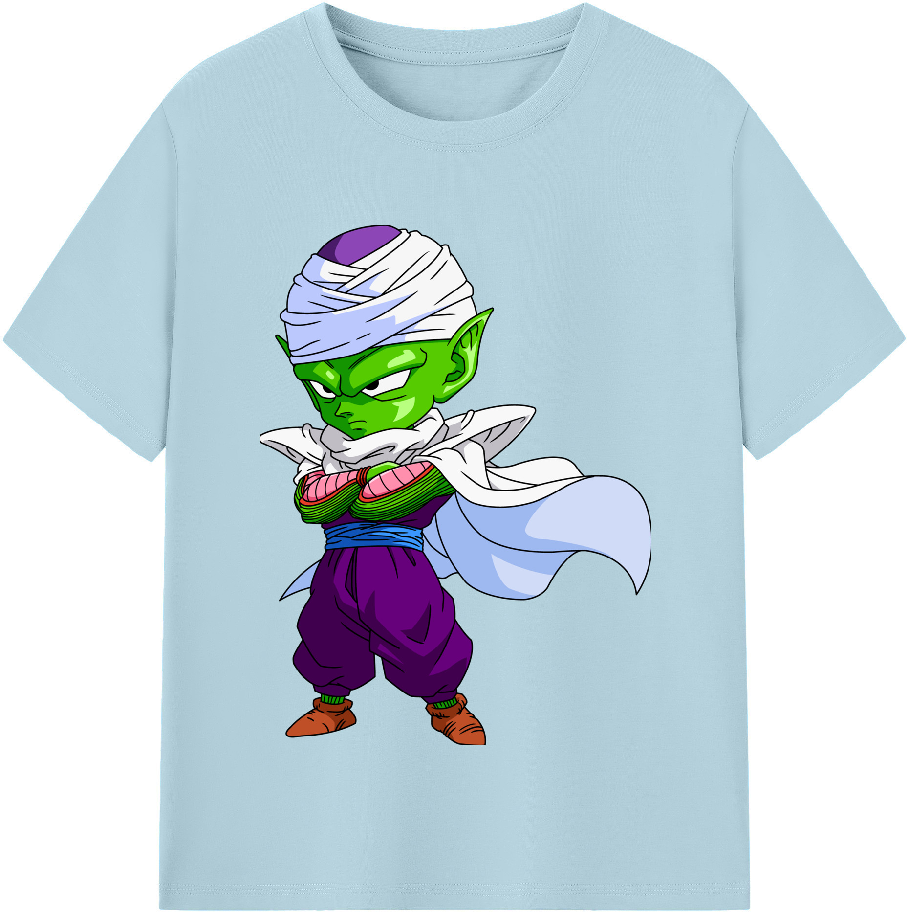 （画像用） ドラゴンボール ピッコロ DRAGON BALL Piccolo 綿100％半袖Tシャツ（フロントプリント）